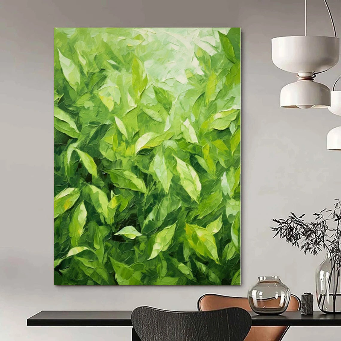 Large Abstract Canvas for Pantry Shelf Areas - Commissioned Acrylic on Canvas