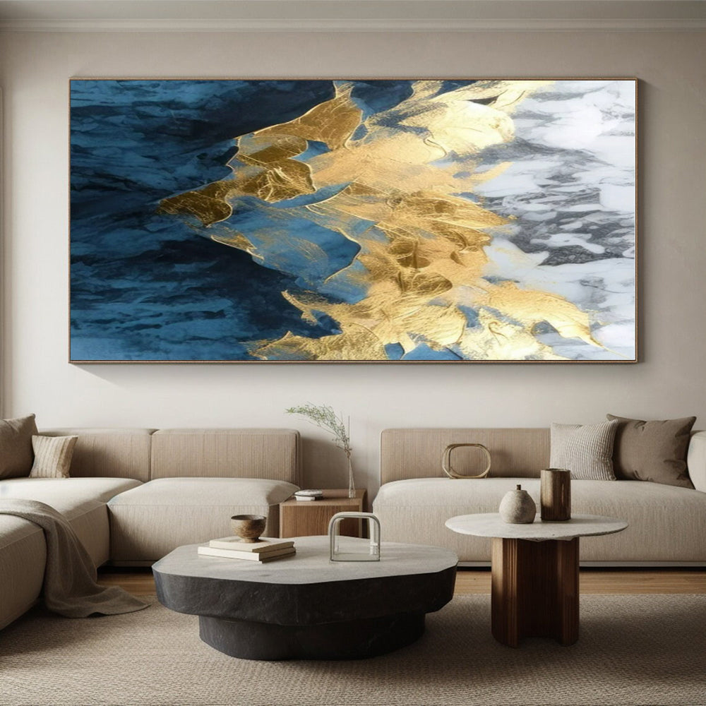 Colossal Contemporary Abstract Painting for Music Concert Venue Backdrops