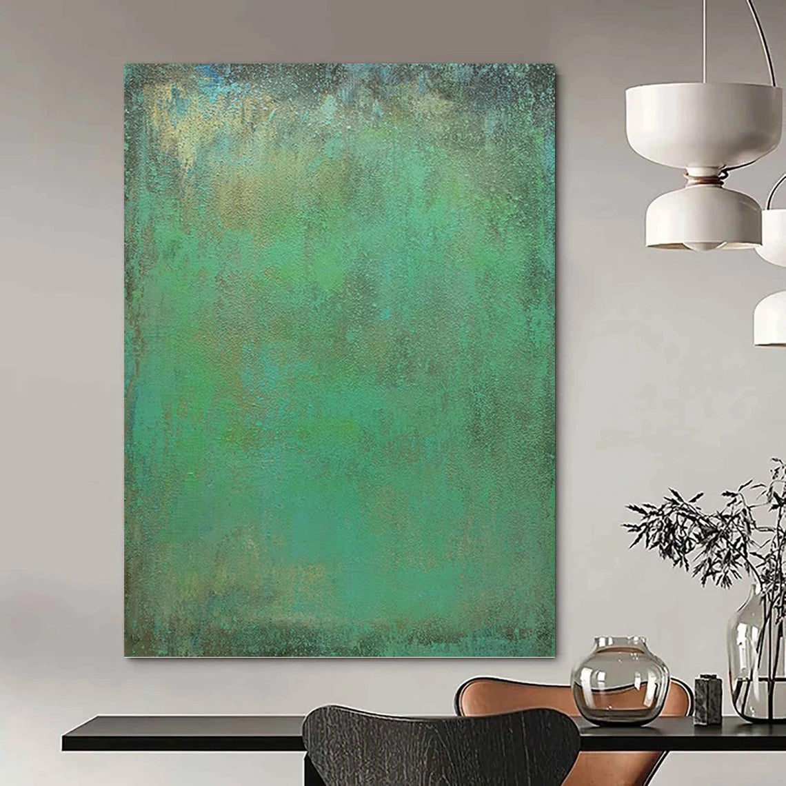 Grand Hand - Painted Textured Abstract Painting for Retail Store & Showroom DKH1213