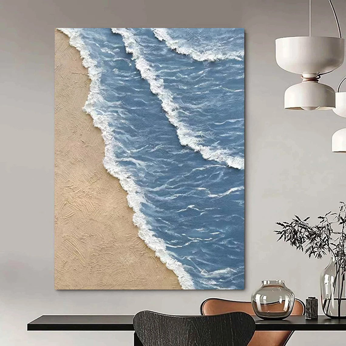 Handmade Big-Size Abstract Creations for Dining Room & Bar DTP333