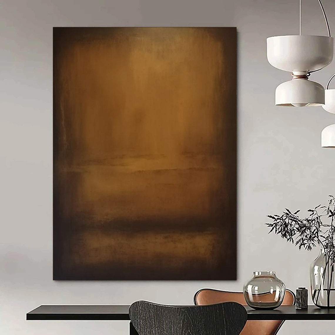 Handmade Large-Scale Abstract Art for Office & Hallway DTP372