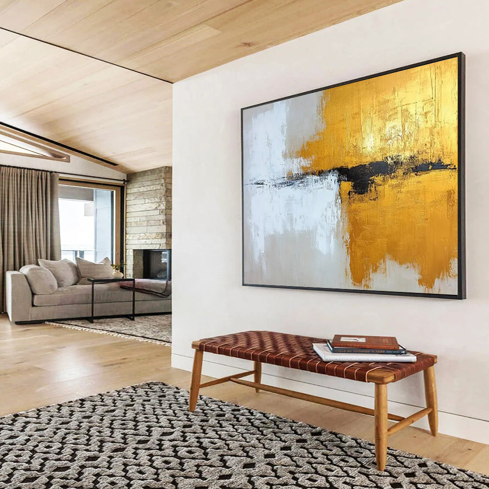 Mid - Century Modern Retro Abstract Wall Art for Office & Dining Room LargeART1803