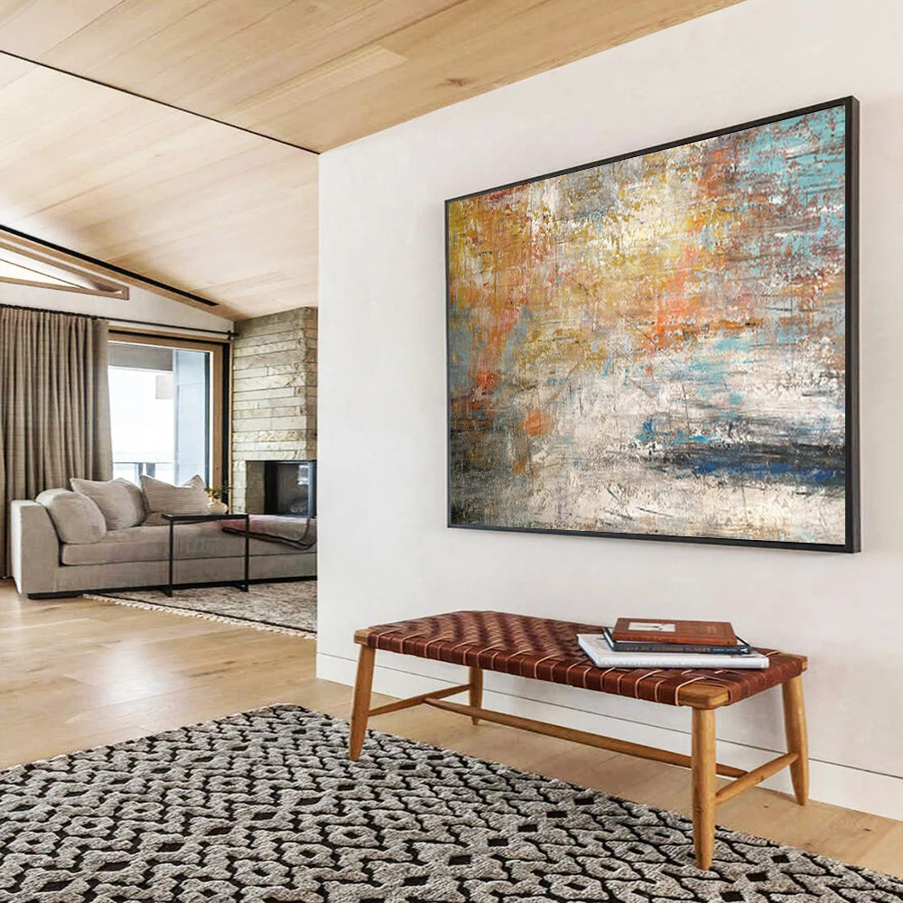 Dynamic Giant Abstract Painting for Office & Bedroom LargeART1584