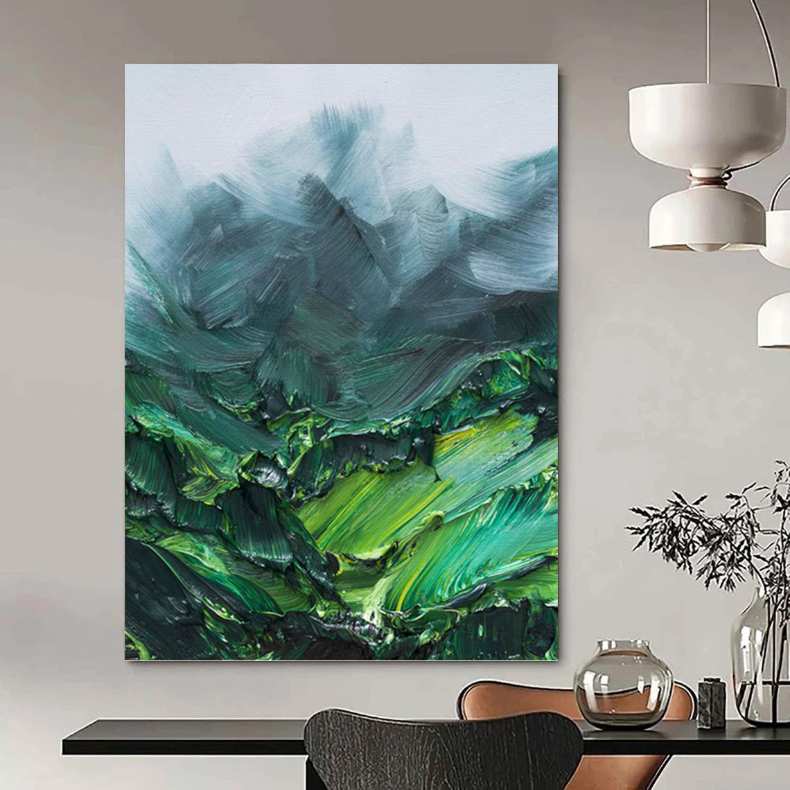 Glamorous Textured Abstract Canvas for Bar & Hotel Lobby DKH0944
