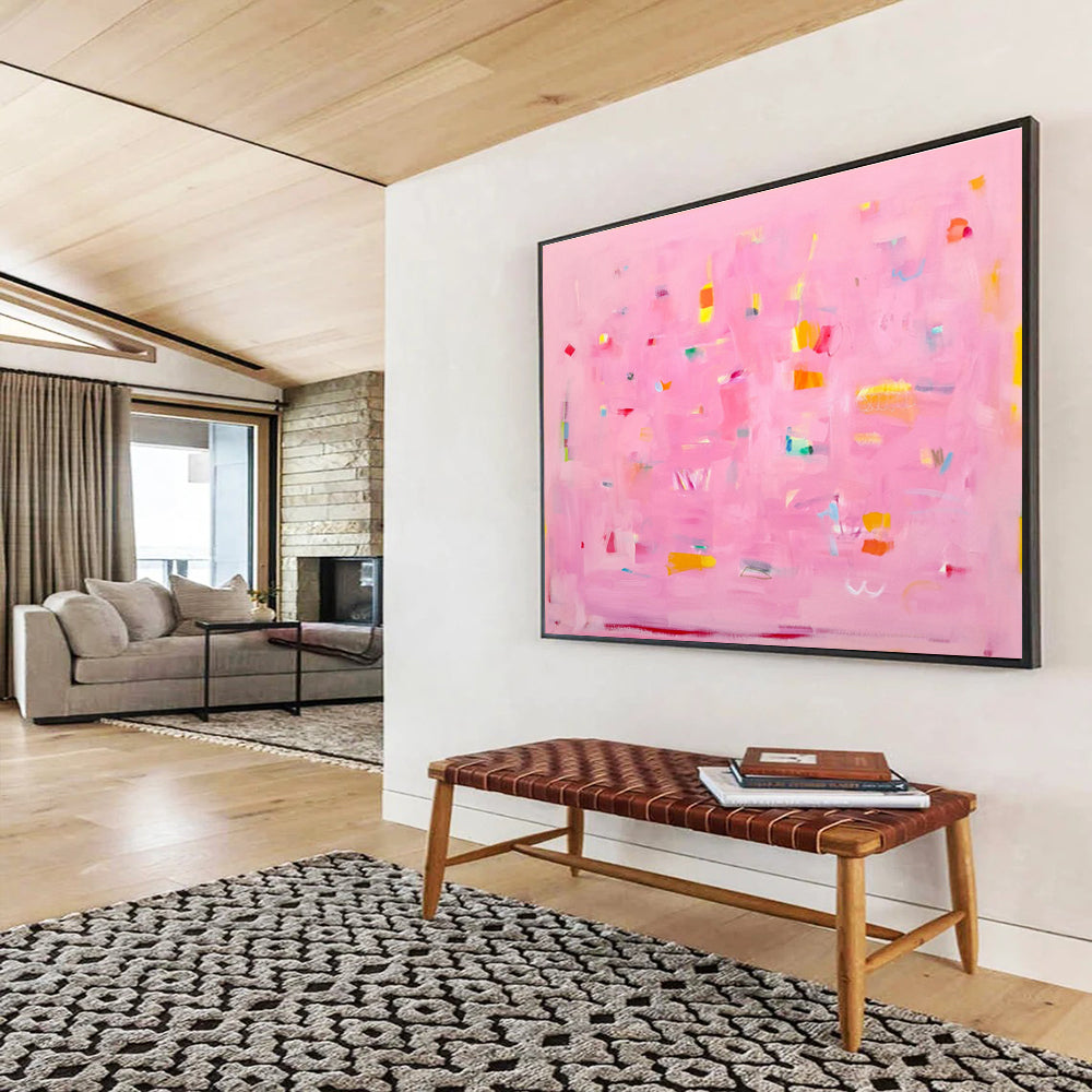 Personalized Large Abstract Mural for Science Museum DKH051