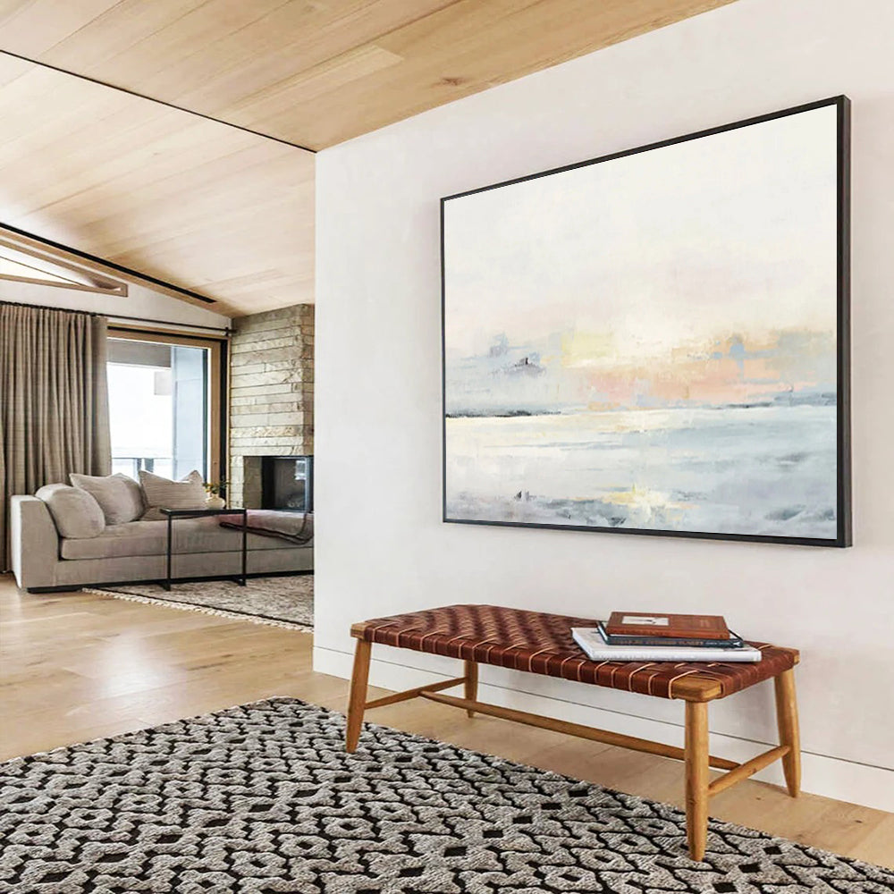 Monumental Abstract Canvas for Dining & Office DKH406