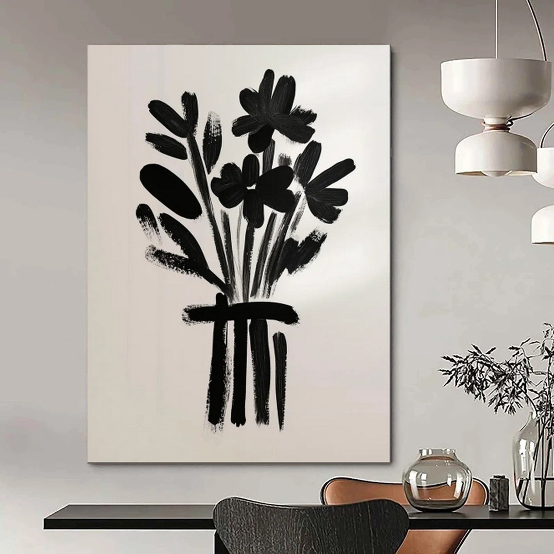 Modern & Stylish Abstract Canvas Art for Office & Bar LargeART2042