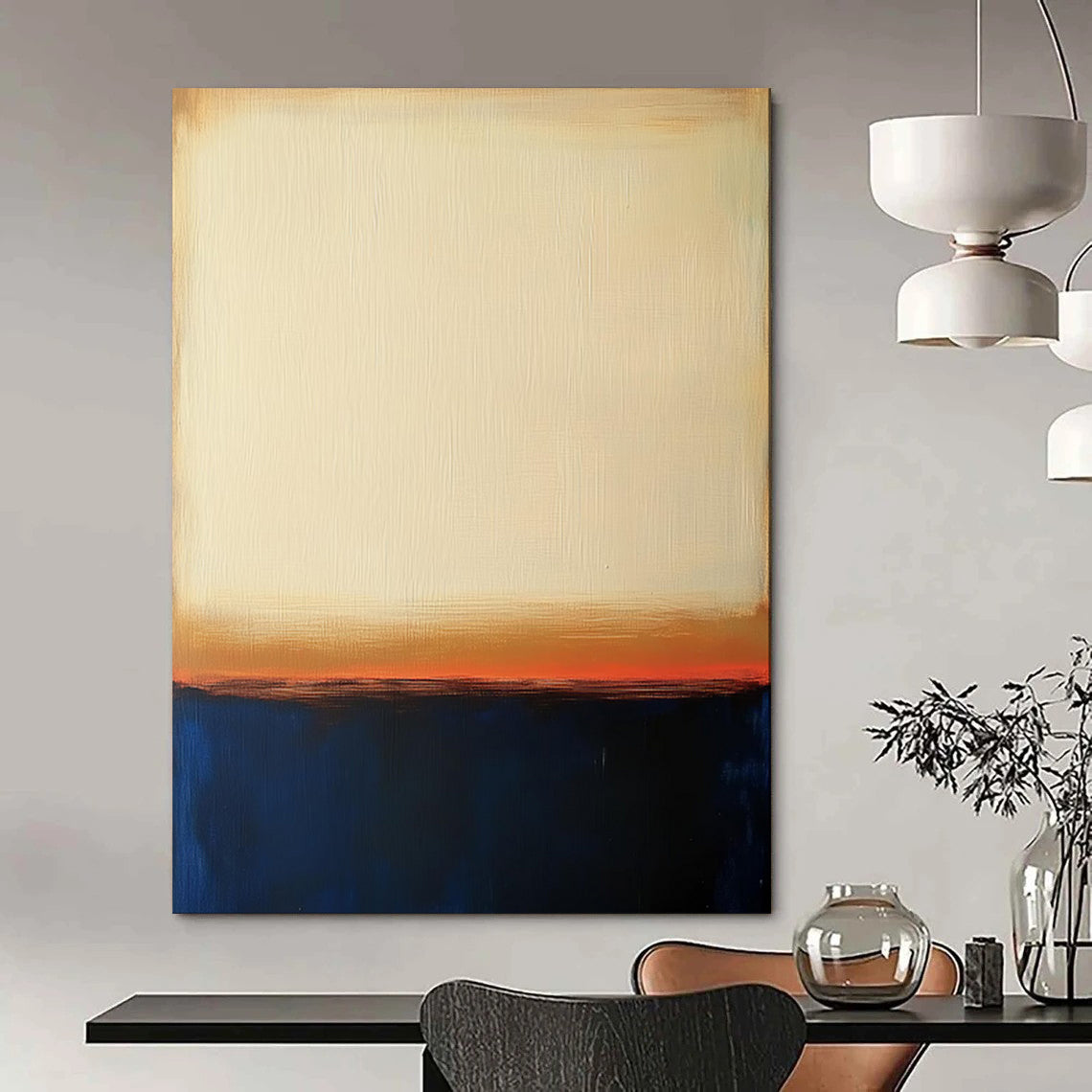 Energetic & Captivating Hand-Painted Personalized Abstract Painting for Living Room & Office LargeART1951