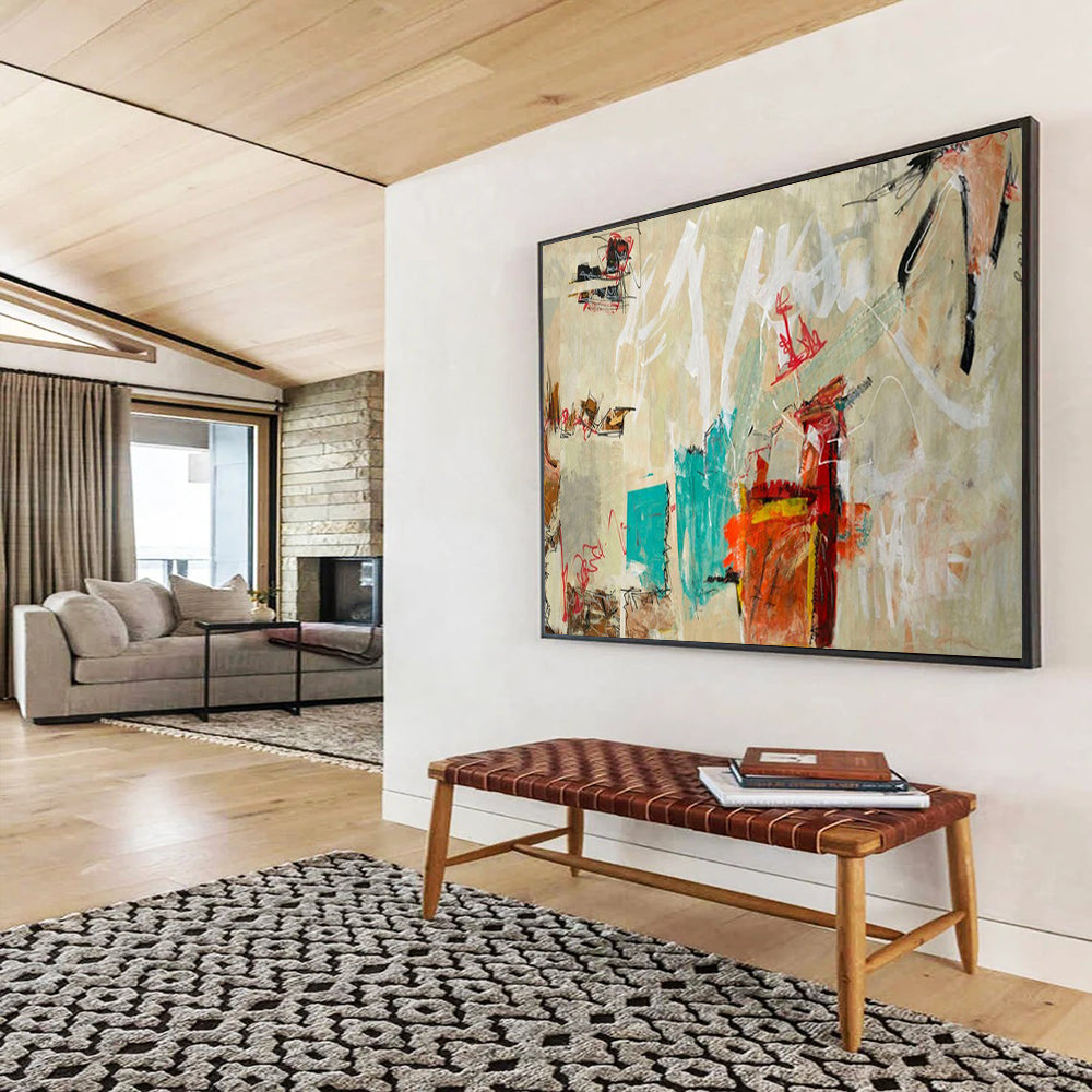 Minimalist Abstract - Modern Living Room or Office Art DLZ238