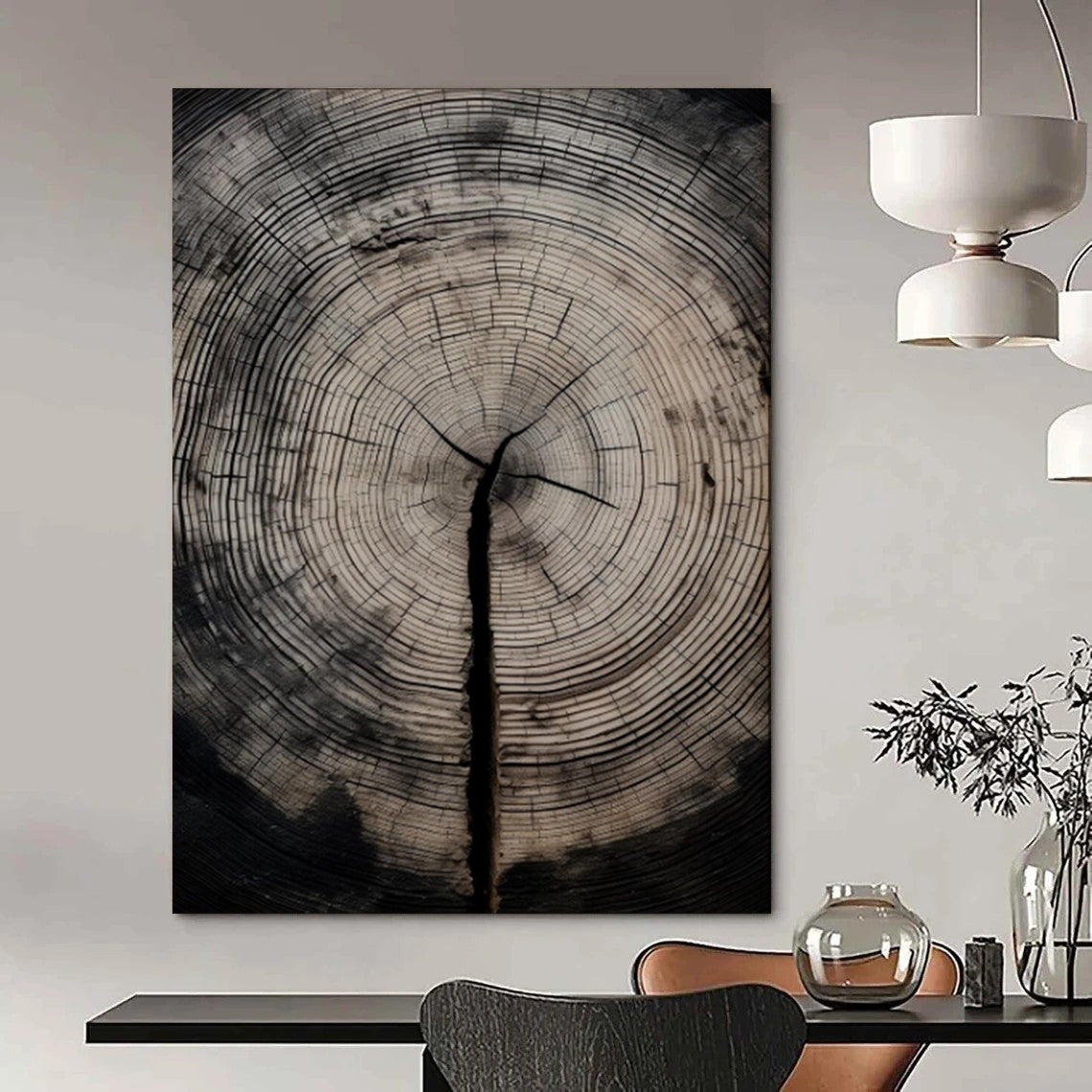 Hand-Painted Personalized Abstract Painting for Living Room & Bar LargeART1914