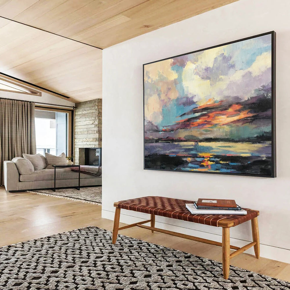 Alluring Large - Sized Abstract Wall Art for Bar & Office DKH197