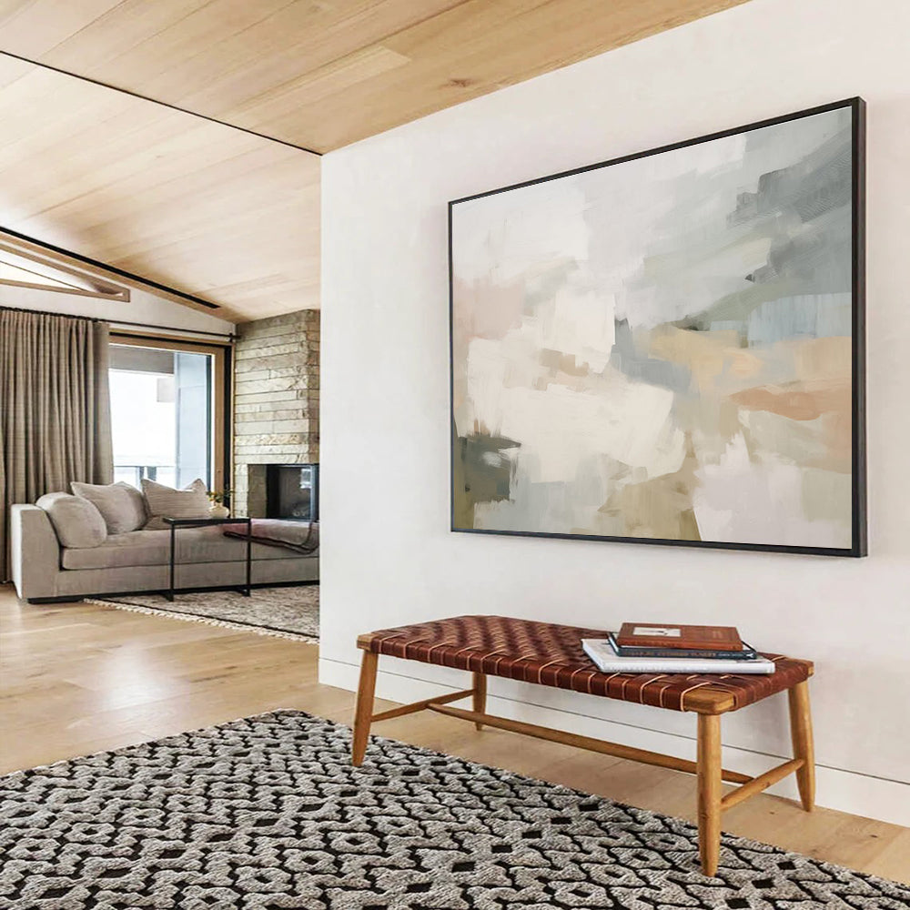 “Abstract Dynamics” Oversized Abstract Canvas for Living Room & Bar DKH246