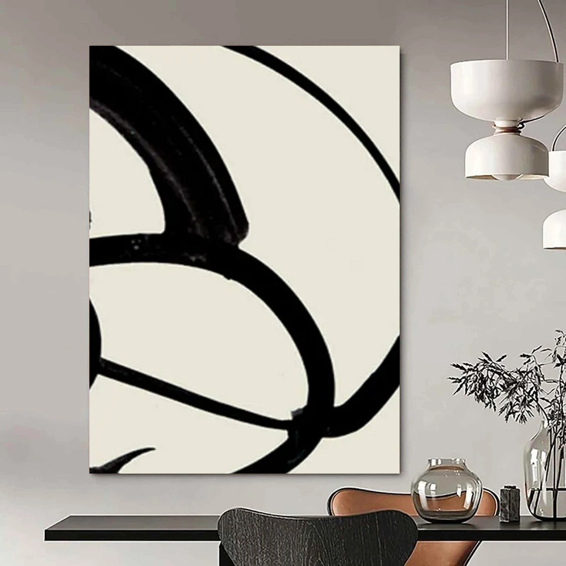 Massive Hand-Painted Abstract Artwork for Hallway & Hotel Lobby LargeART2318