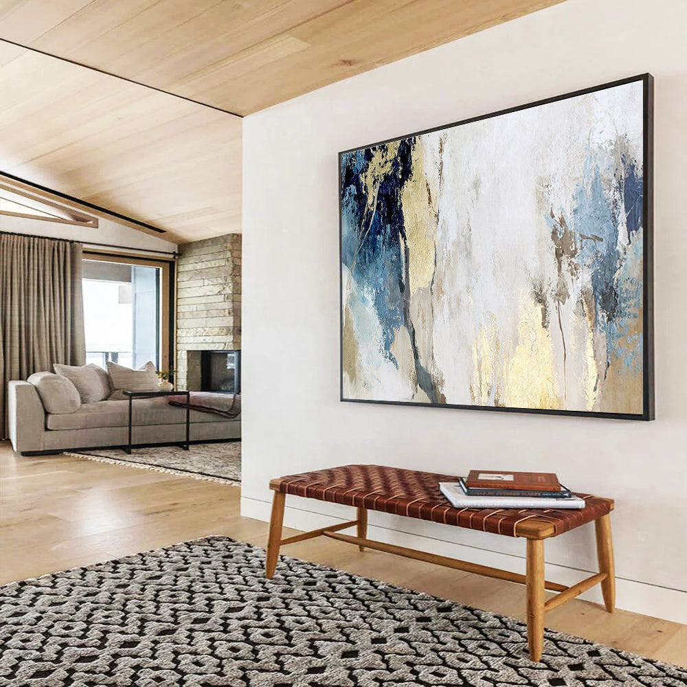 Immense Textured Abstract Wall Mural for Bar & Bedroom DKH507