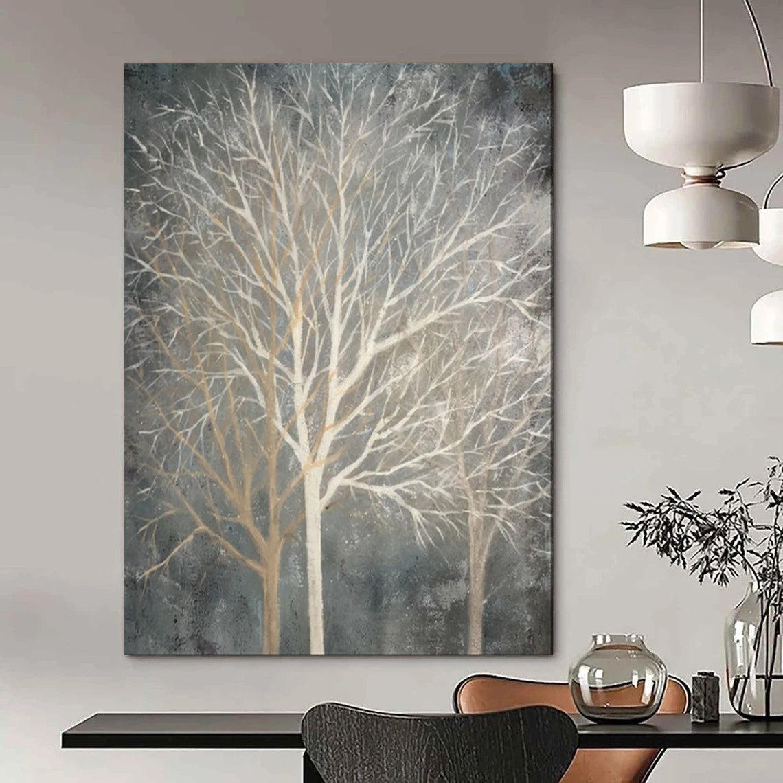 Hand-Painted Bespoke Abstract Canvas for Bar & Hotel LargeART1887