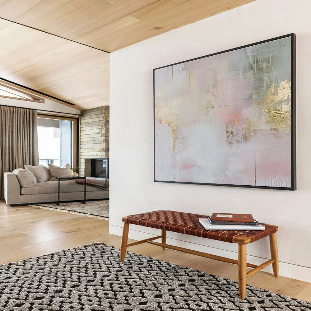 Vast Textured Abstract Painting for Hallway & Office DKH484