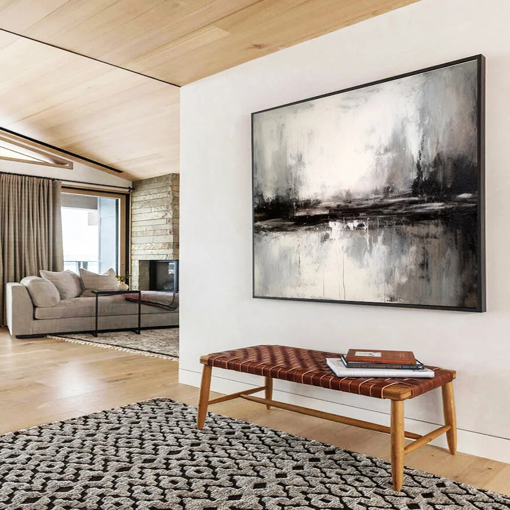Oversized Abstract Mural for Hallway & Office DKH153