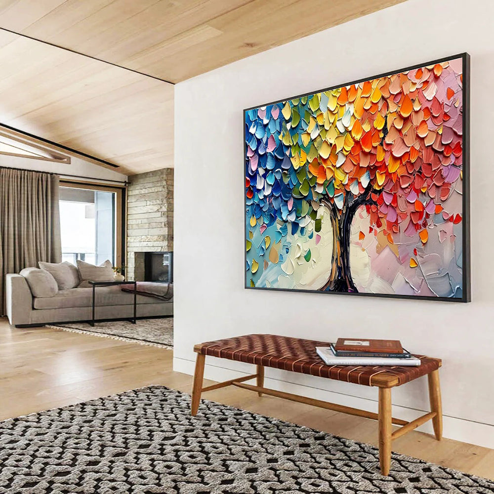 Massive Original Hand - Crafted Textured Abstract Canvas for Artistic Accents DKH798