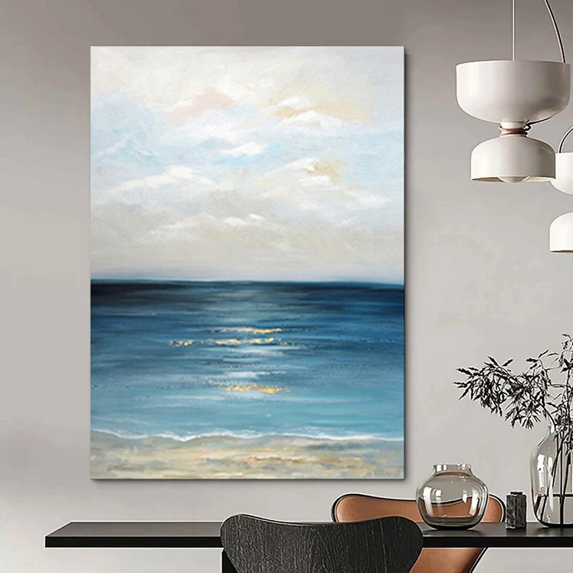 Mysterious & Enigmatic Abstract Canvas Art for Bar & Hotel LargeART2020