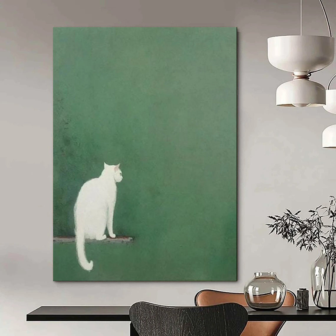 Hand-Painted Personalized Abstract Painting for Bedroom & Hallway LargeART1937