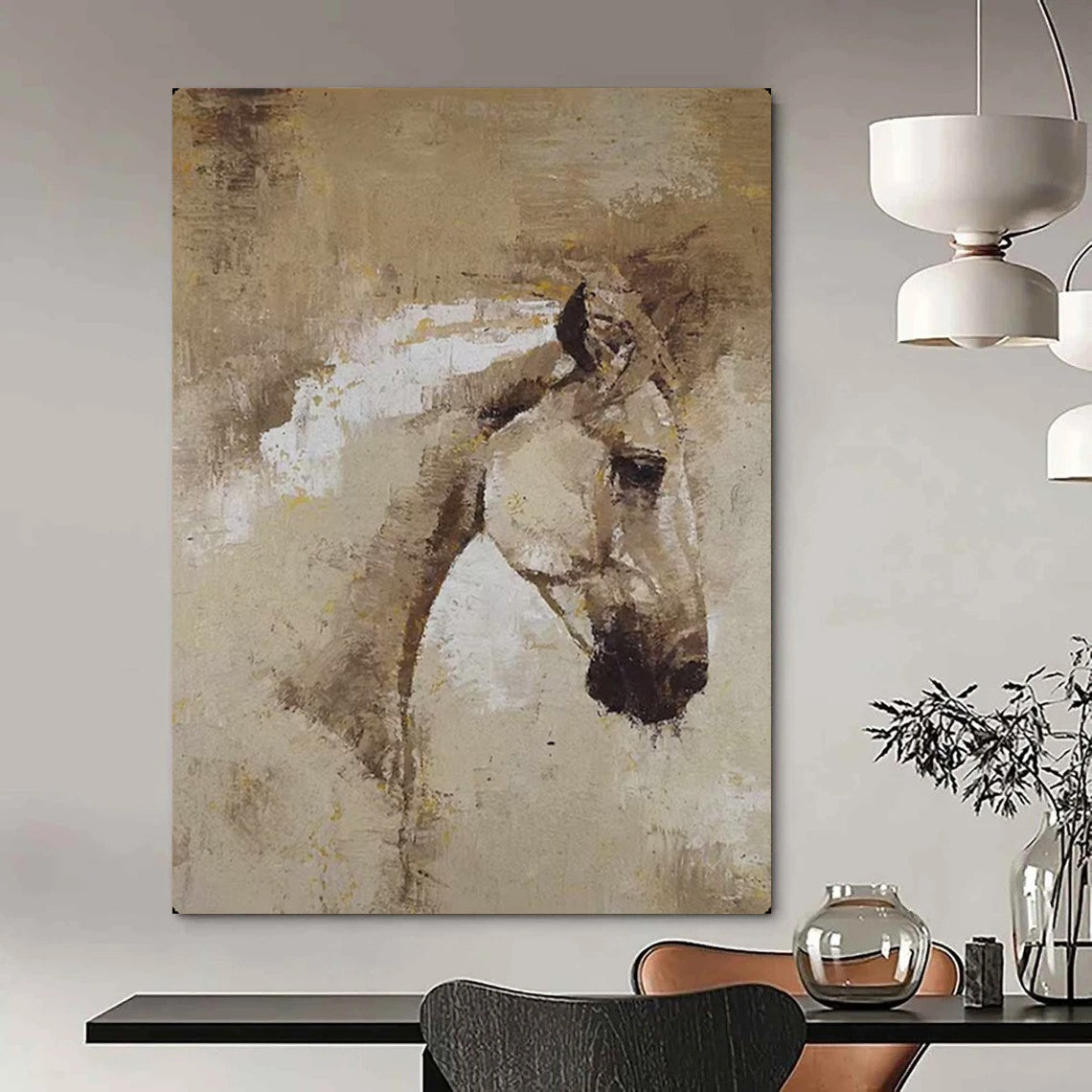 Massive Hand-Painted Abstract Wall Art for Bar & Hotel Lobby LargeART2176
