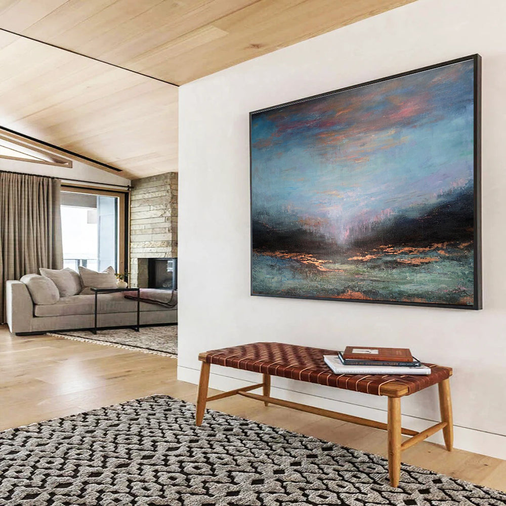 Massive Textured Handmade Abstract Canvas for Aesthetic Transformations DKH780