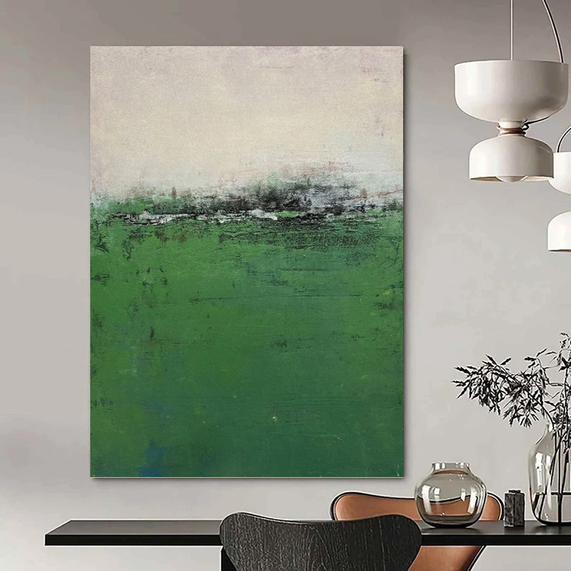 Vast Hand - Painted Textured Abstract Canvas for Conference Room & Gallery DKH1207