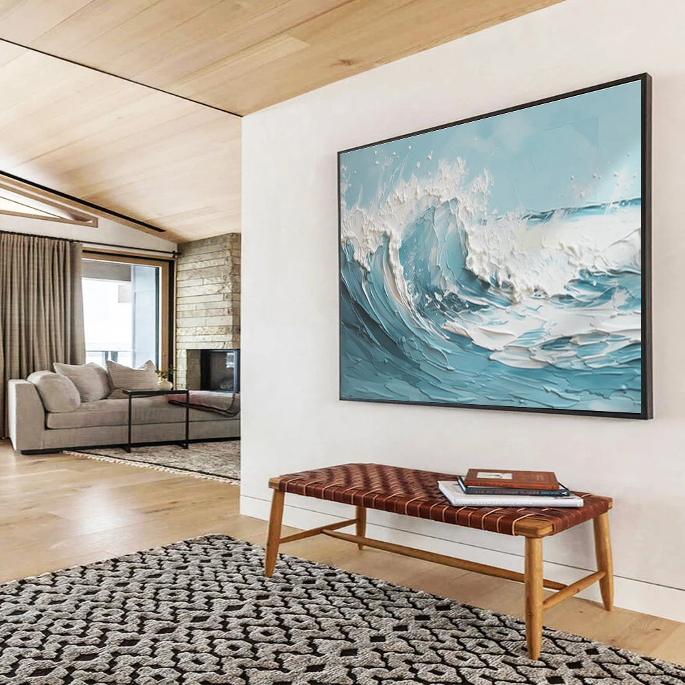 Bespoke Large Abstract Wall Art for Corporate Headquarters DKH042