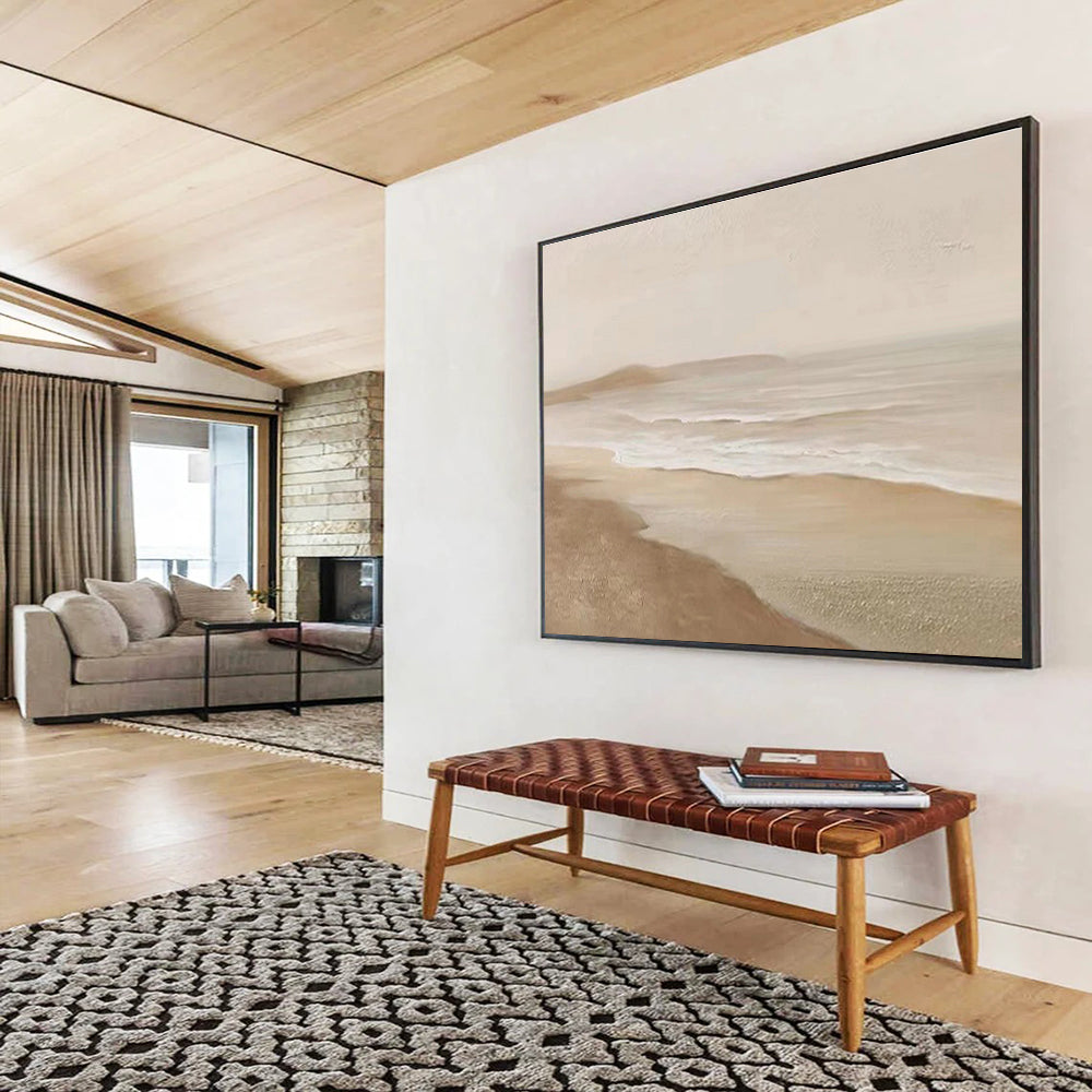Massive Textured Abstract Canvas for Living Room & Entryway DKH526