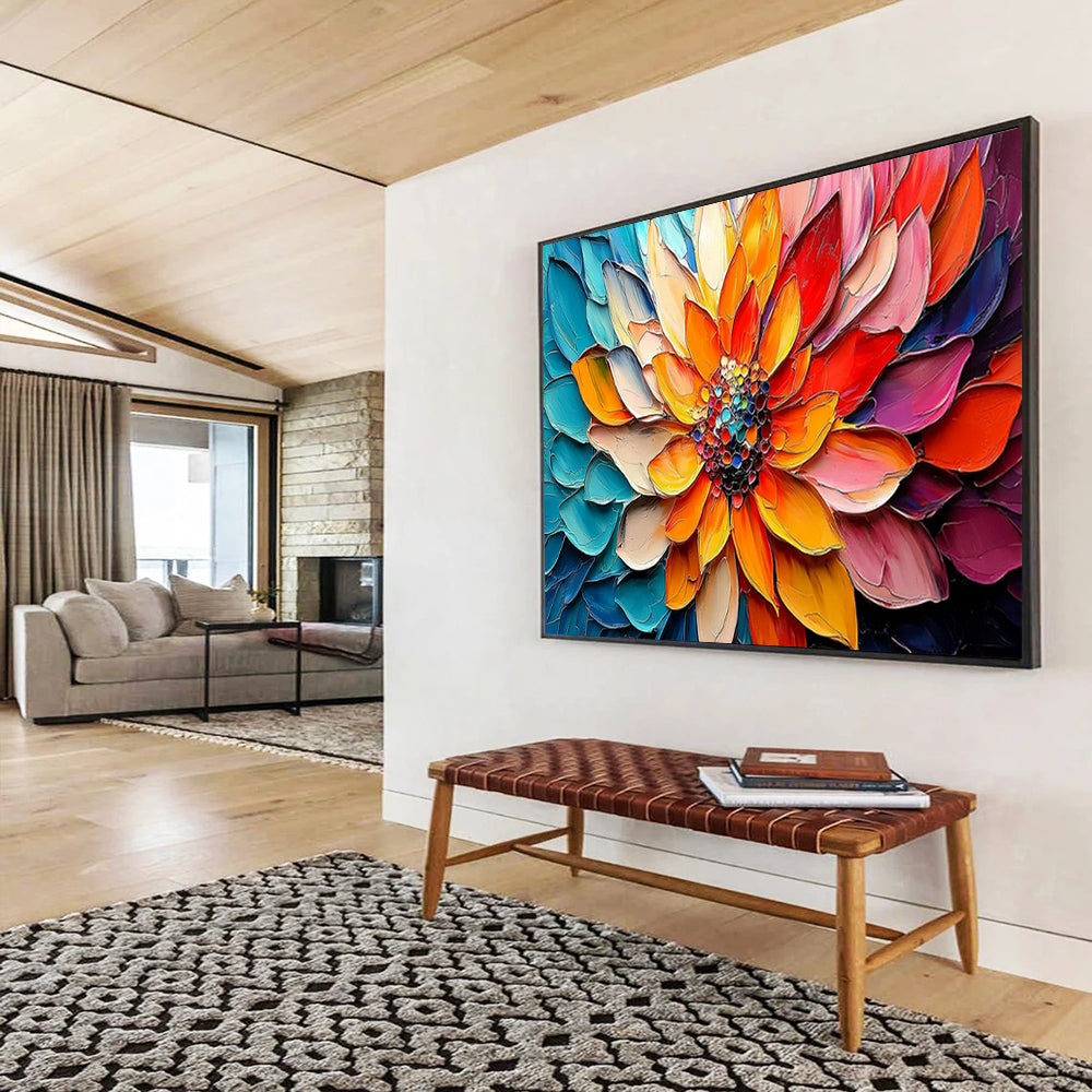 Ethereal Large Abstract Canvas for Living Room & Bedroom LargeART1766