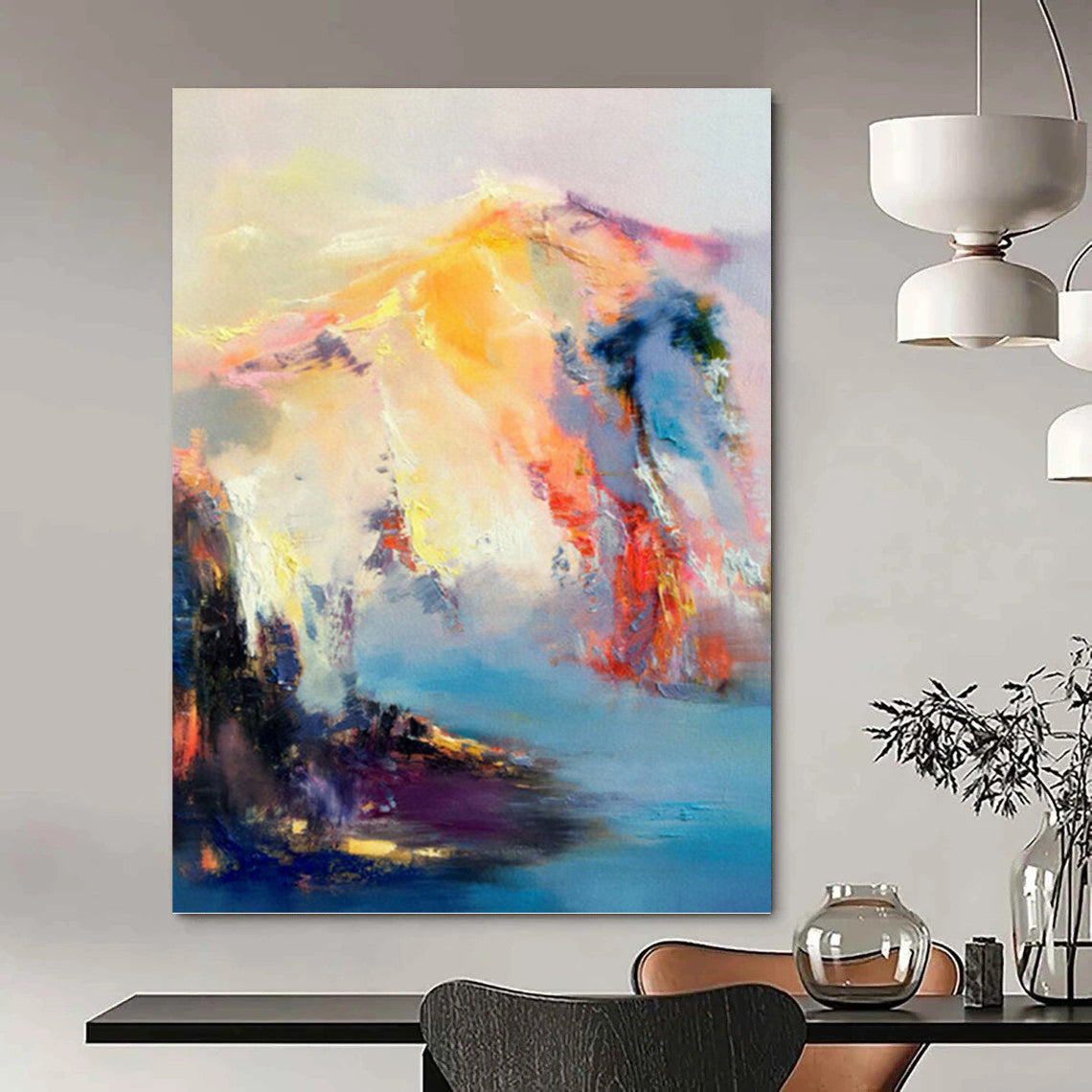 Colossal Custom - Painted Textured Canvas Abstract for Office & Bedroom DKH1061