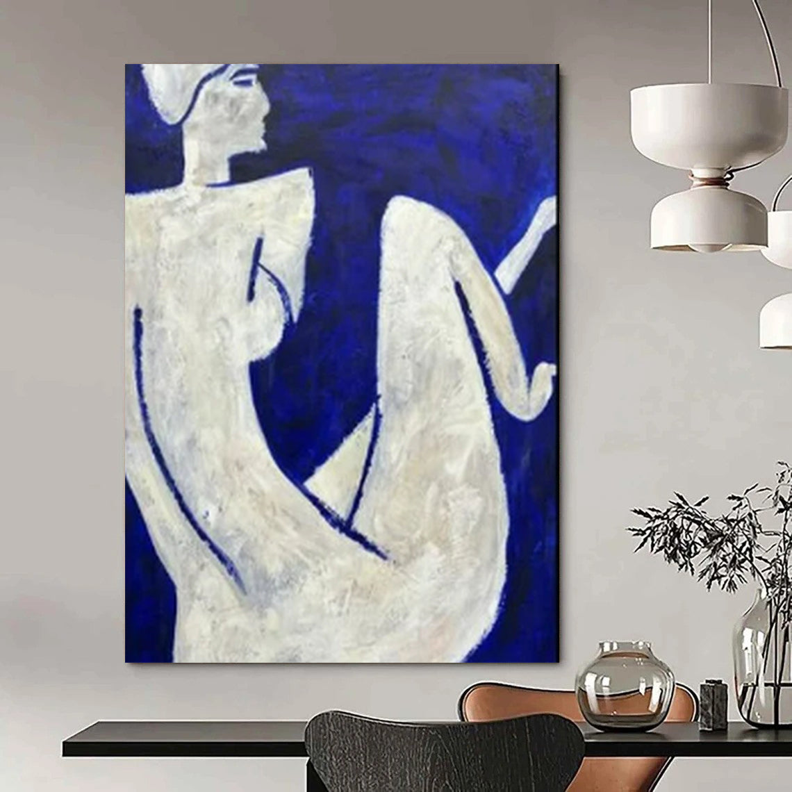 Expansive Hand-Painted Abstract Artworks for Bedroom & Office LargeART2329