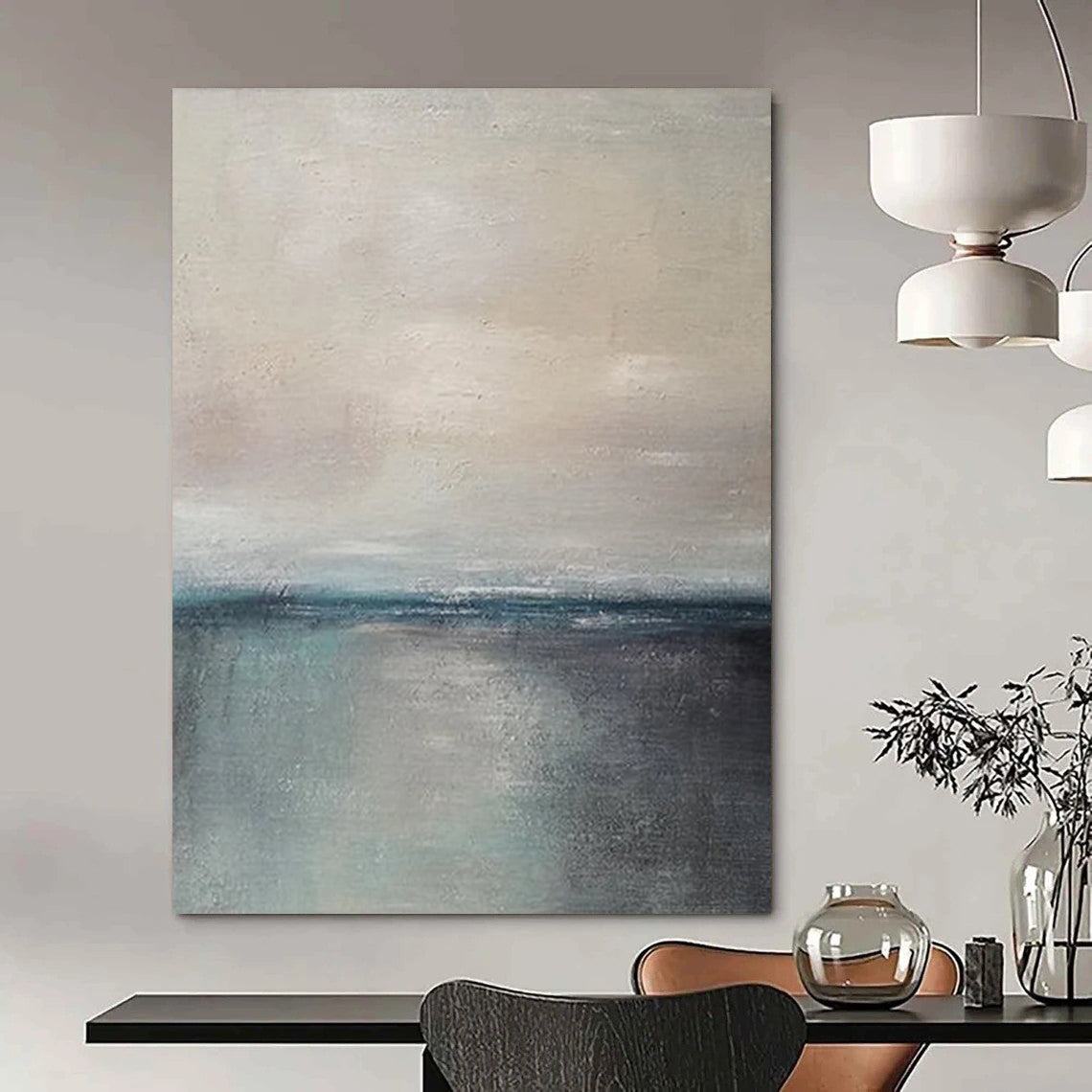 Vast - Format Hand - Painted Custom Abstract Masterpiece for Bedroom and Living Room DTP034