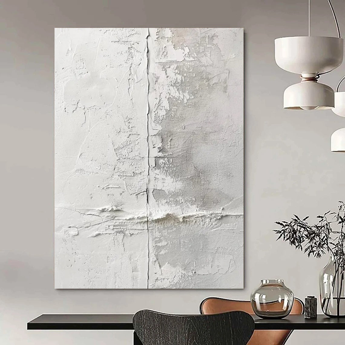 Immense - Sized Hand - Painted Custom Abstract Painting for Bar and Living Room DTP066