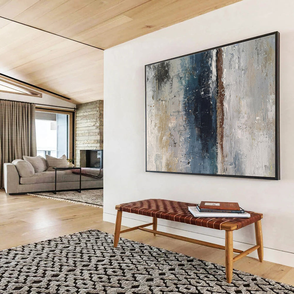 “Abstract Odyssey” Oversized Abstract Mural for Hallway & Office DKH293