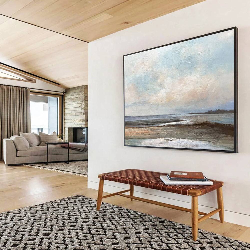 Oversized Textured Hand - Crafted Abstract Artwork for Engaging Decor DKH755
