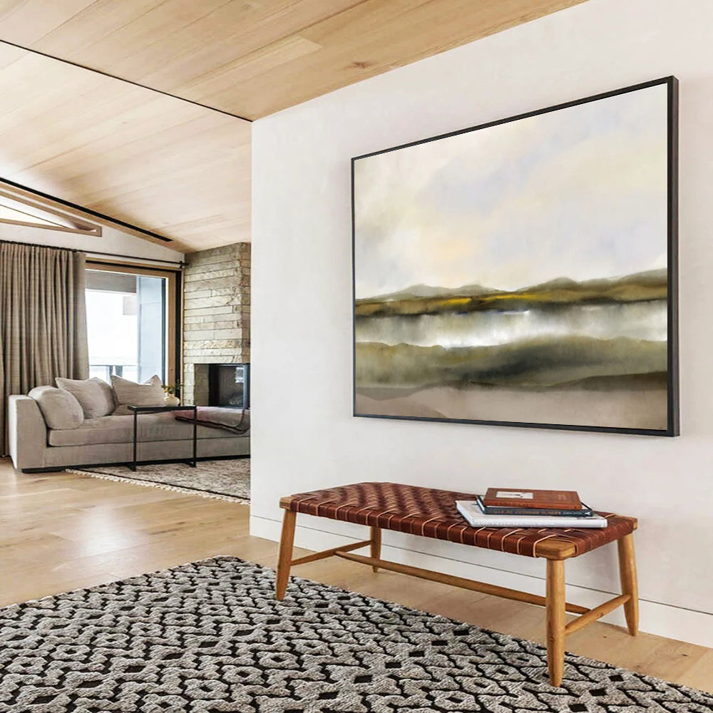 “Vibrant Reflections” Vast Abstract Wall Art for Bar & Living Room DKH361