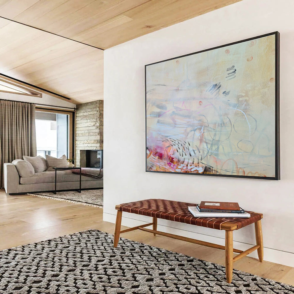 Custom Abstract Wall Decor for Office & Entryway DKH066