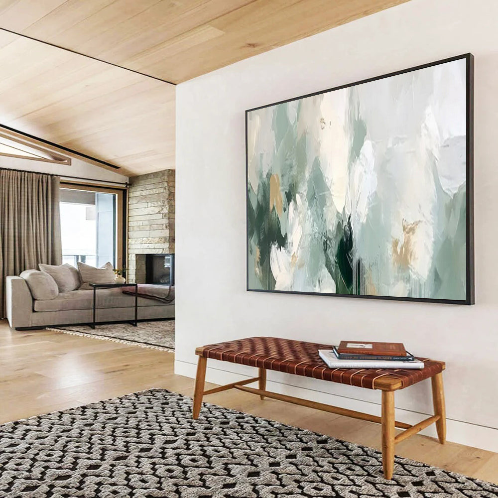 Opulent Abstract Mural for Entryway & Hotel Lobby LargeART1693