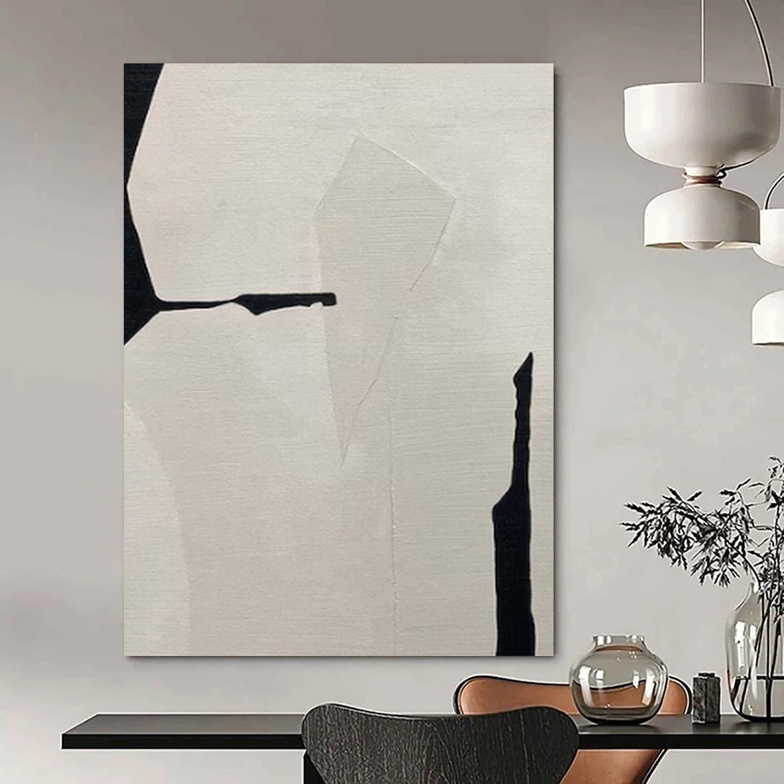 Huge-Scale Hand-Painted Abstract Art for Bedroom & Balcony Retreat LargeART2248