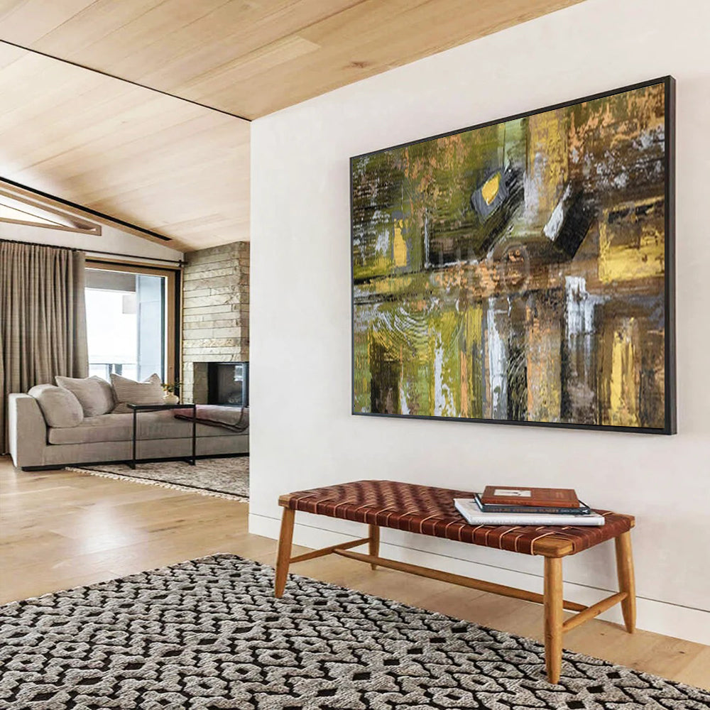 Dramatic Oversized Abstract Canvas for Bedroom & Bar LargeART1605