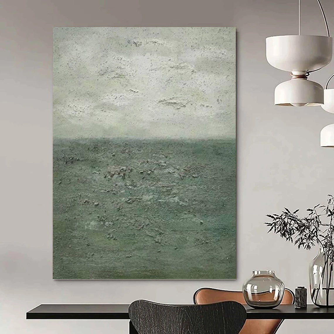 Mega - Dimensioned Hand - Painted Textured Custom Abstract Odyssey, for Bedroom and Dining Room DKH1504
