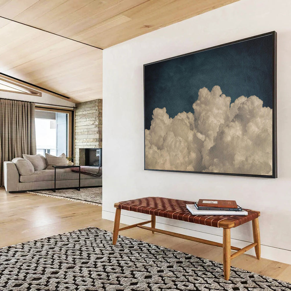 Custom Hand-Painted Abstract Painting for Office & Entryway DKH124