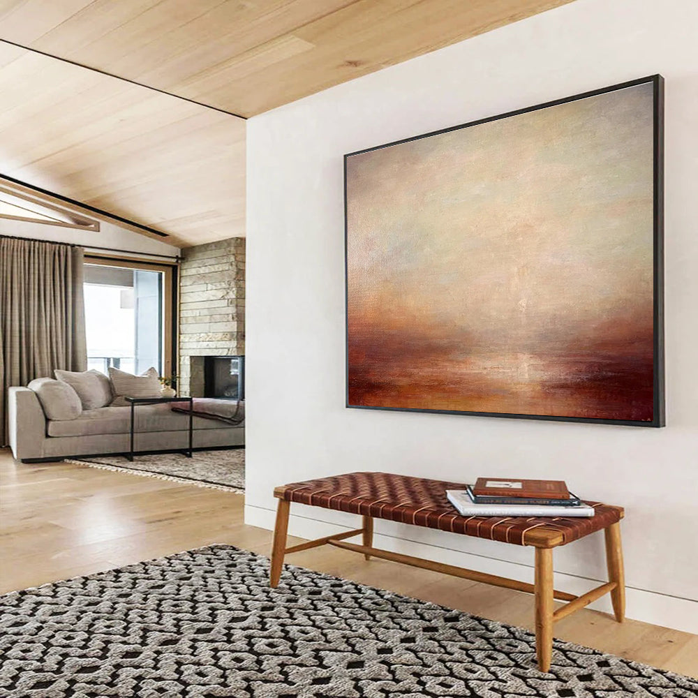 Colossal Hand - Painted Textured Abstract Artwork for Complete Makeovers DKH775