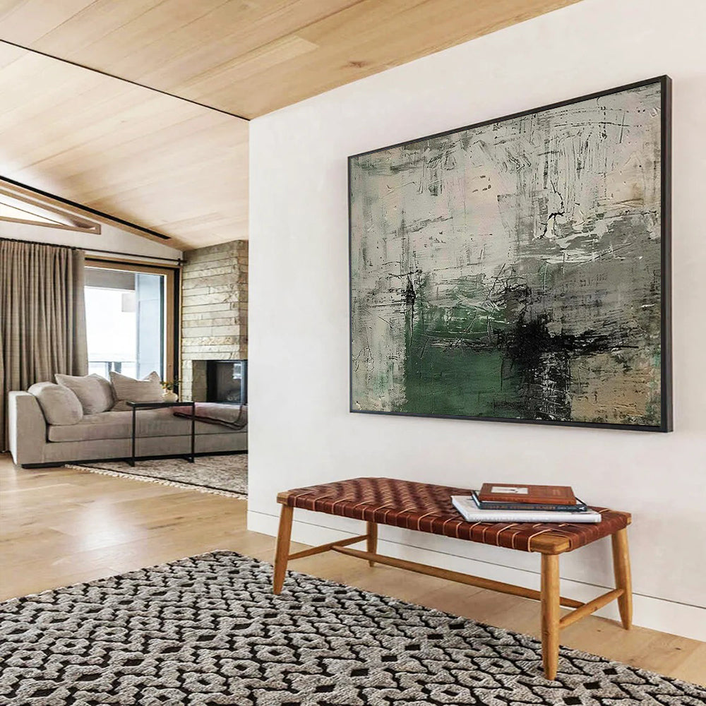 Dramatic Oversized Abstract Painting for Bedroom & Bar LargeART1577