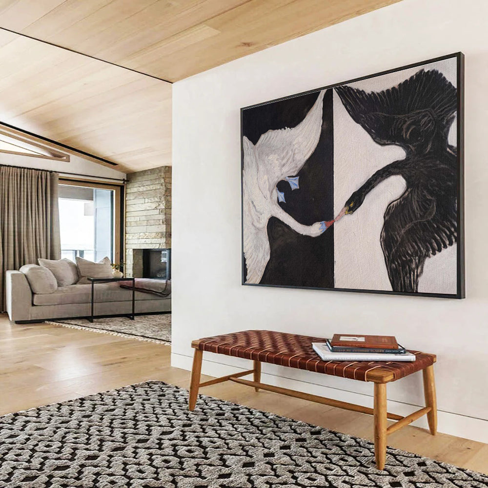 Hand-Painted Bespoke Wall Art for Bedroom & Dining Room DKH125