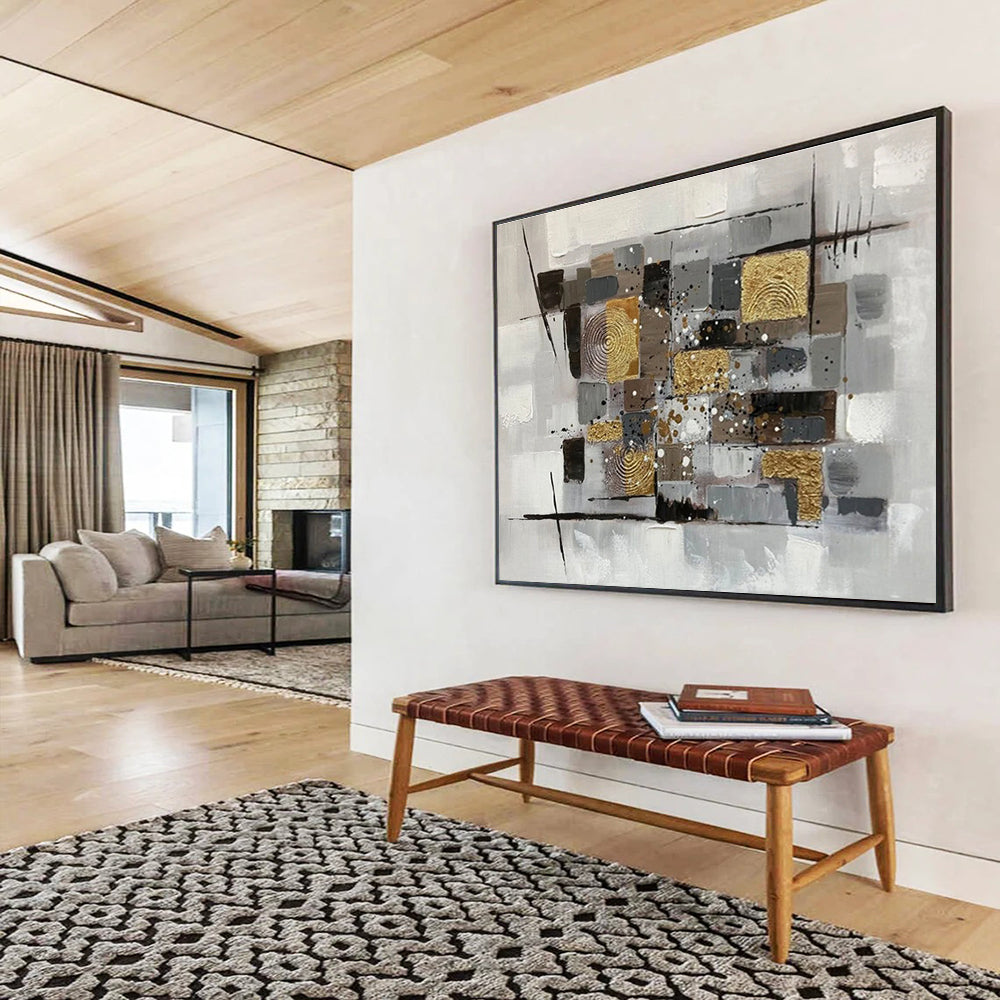 “Graceful Mysteries” Colossal Abstract Wall Art for Bedroom & Hallway DKH353