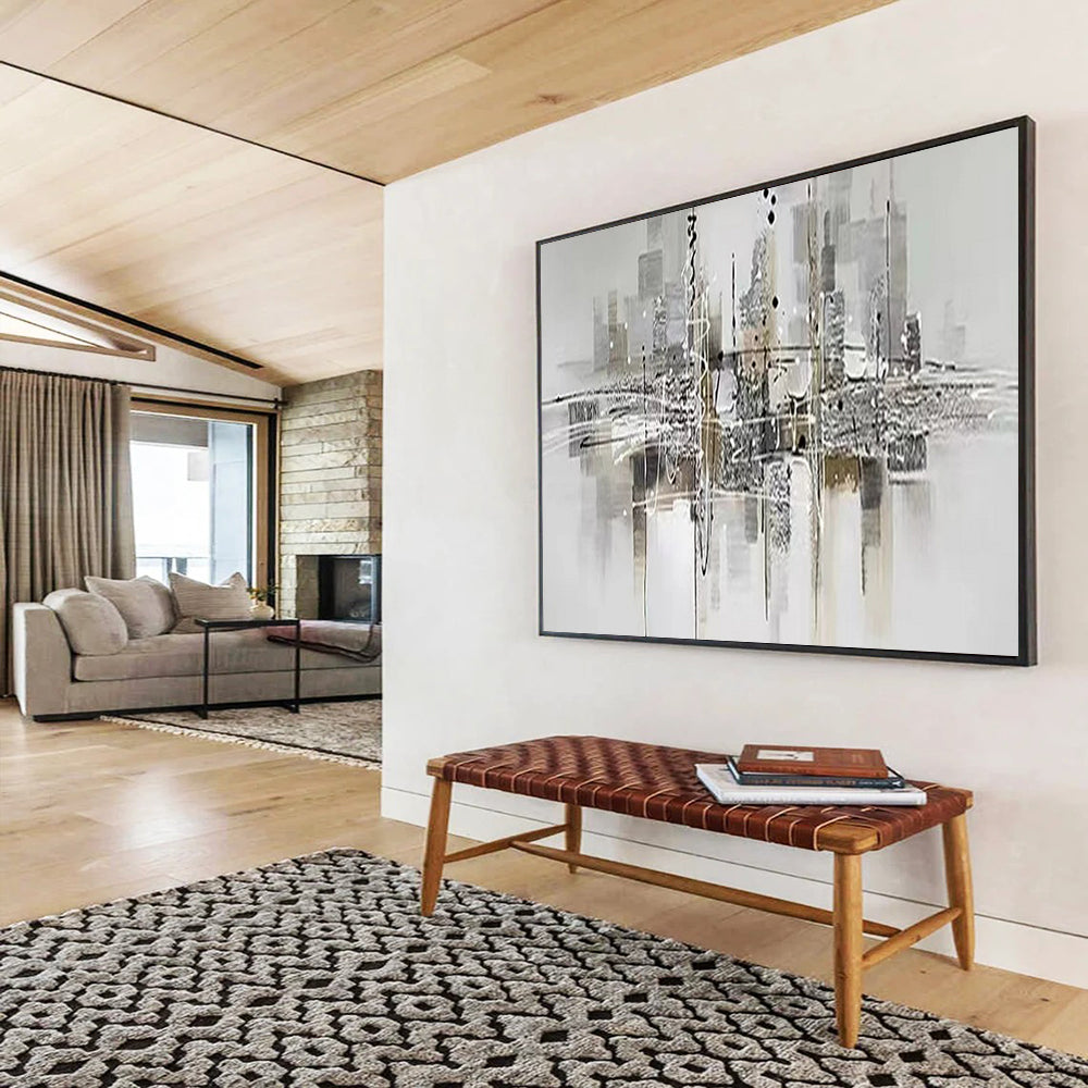 Large - Scale Abstract Painting for Office & Hallway LargeART1551