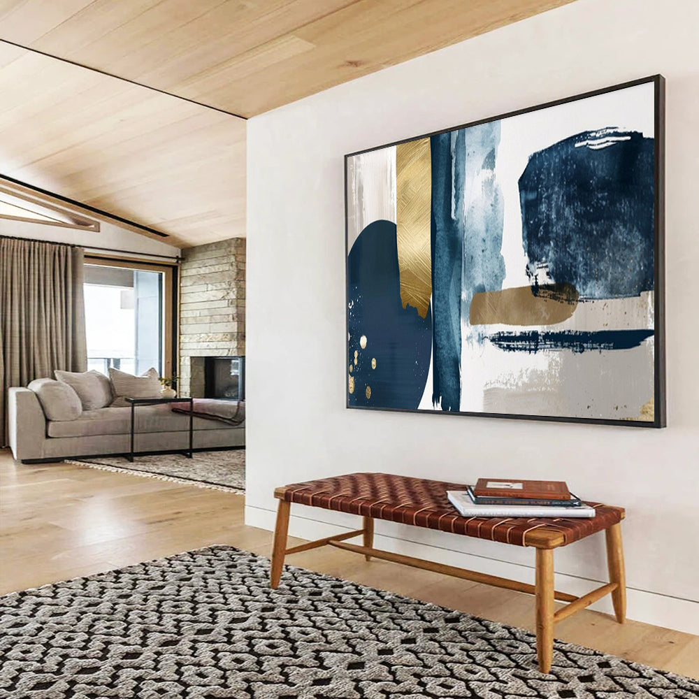 Vivid Giant Abstract Painting for Hallway & Bar LargeART1720