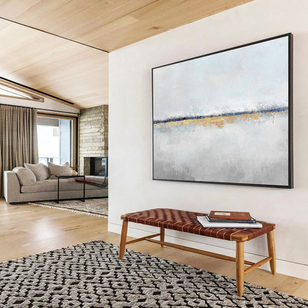 “Luminous Reverie” Immense Abstract Artwork for Entryway & Office DKH219
